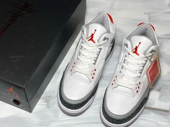 Reps TBK AQ3835-160 Fire mens Tinker NRG Retro Red 3 Air Jordan 0506